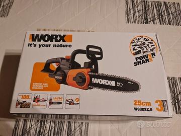 Motosega a batteria 20V WORX WG322E.9, diametro 25