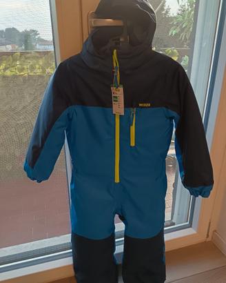 Tuta e guanti da scii bimbo mai usati