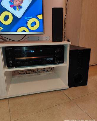 sistema 5.1 kenwood con subwoofer attivo