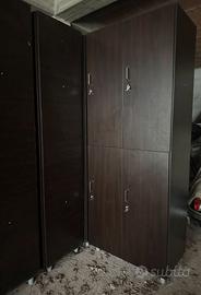 Lotto armadi/armadietti spogliatoio palestra