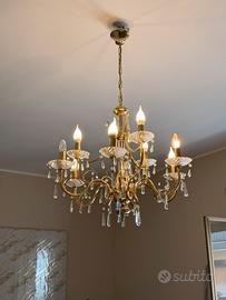 Lampadario oro