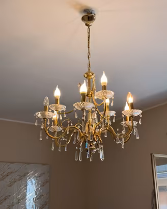 Lampadario oro