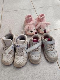 Scarpe bimba n. 23,23.5 e ciabatte n. 24