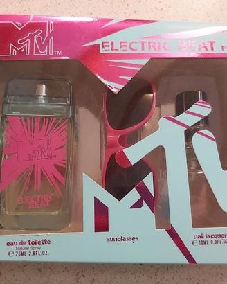 Confezione Electric Beat di MTV con profumo