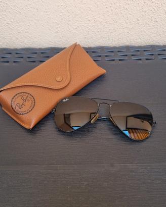 Occhiali Ray-ban Originali Neri a Goccia Completi
