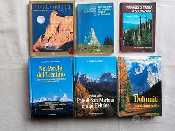 Lotto 14 libri Dolomiti e Trentino