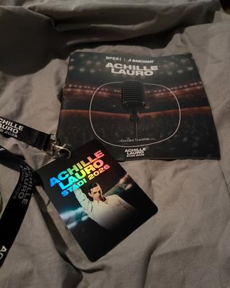 pass vip Achille Lauro Stadi 2026 + libretto 