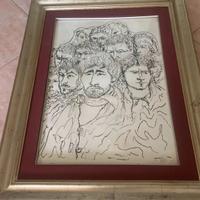 Corrado cagli litografia quadro