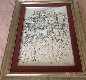 Corrado cagli litografia quadro