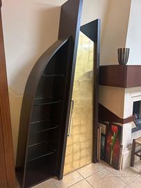 Cappottiera foglia oro