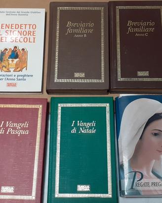 Libri preghiera e breviario famiglia 