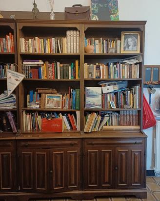 libreria 5 pezzi in legno 
