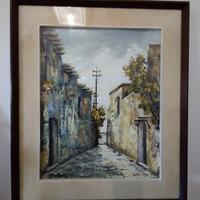 Quadro Roma /Trastevere d. Lungaretta