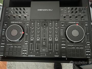 DENON DJ PRIME 4+, Decksaver, flycase Zomo garanzi