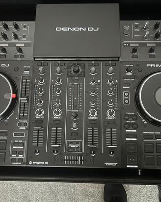 DENON DJ PRIME 4+, Decksaver, flycase Zomo garanzi