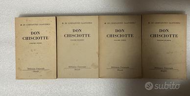 Don Chisciotte, Cervantes, 4 volumi BUR,1957