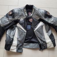 Tuta moto in pelle divisibile Suomy 
