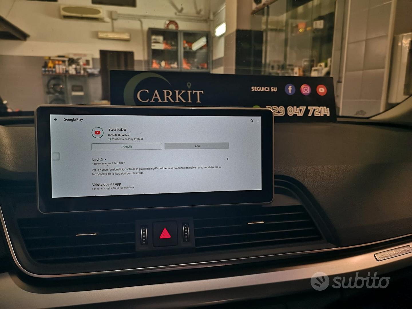 Subito - CARKIT - Autoradio Schermo Navigatore AUDI A4 DAL 2017