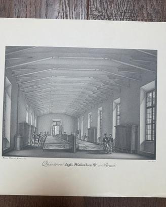 Parma.Riprod. litogr. Quartiere Alabardieri Ducali