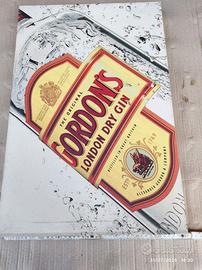 Quadro pubblicitario Gordon's London dry Gin