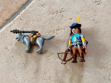 Playmobil - Balestriere di Novelmore con lupo