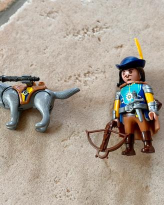 Playmobil - Balestriere di Novelmore con lupo