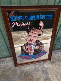 grande specchio Charlie Chaplin pubblicitario