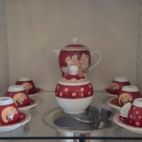 set da 6 tunnel caffè caffetteria zuccheriera 