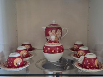 set da 6 tunnel caffè caffetteria zuccheriera 