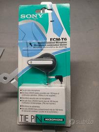 Microfono Vintage Sony ECM-T6 - NUOVO SIGILLATO