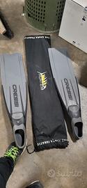 Cressi Gara Modular Boost Fins Green, Pinna Lunga 