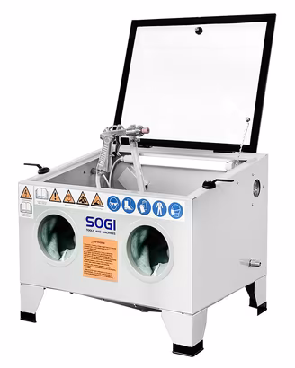 Sabbiatrice da banco profesionale SOGI S-56