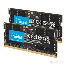 Crucial RAM 32GB Kit (2x16GB) DDR5 5600MHz 
