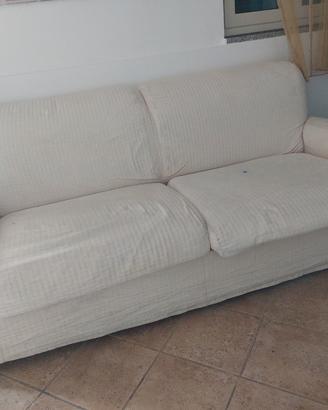 divano letto bianco