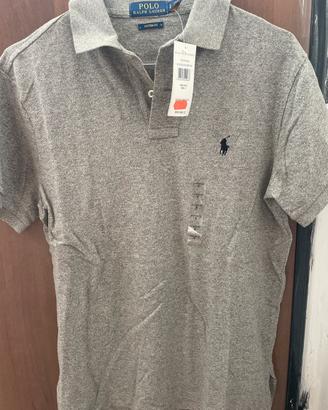 Nuova polo Ralph Lauren grigio melange