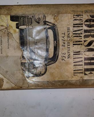 manuale officina, PORSCHE tipo 356 d'epoca