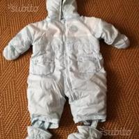 tuta imbottita 3-6 mesi