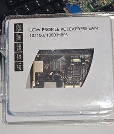 Scheda LAN PCI EXPRESS 10/100/1000 - Low Profile