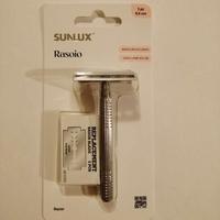 Rasoio di sicurezza Sunlux (acciaio) + 5 lamette