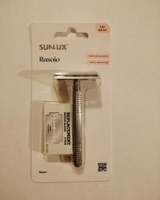 Rasoio di sicurezza Sunlux (acciaio) + 5 lamette