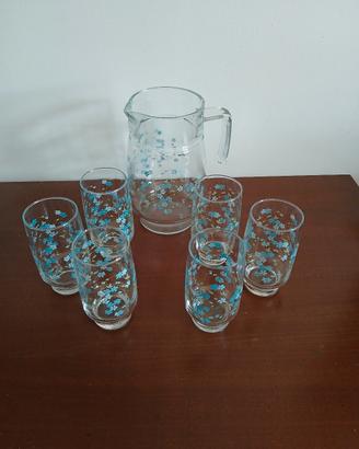 set arcopal bicchieri piu brocca