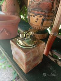 accendino vintage in marmo anni 60'