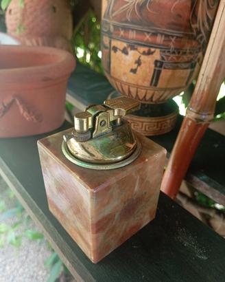 accendino vintage in marmo anni 60'