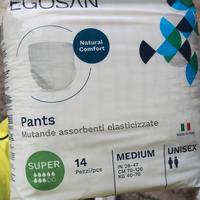 Mutande assorbenti elasticizzate