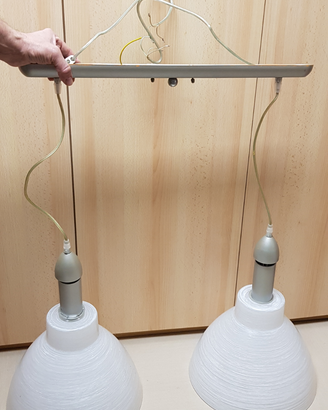 Lampadario doppio