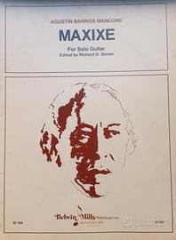 Spartito di Maxixe di Agustín Barrios Mangoré 