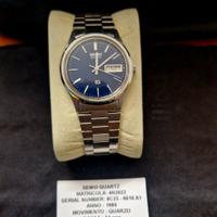 Seiko SQ Quartz 1980 - Dial Blue Deep 34mm