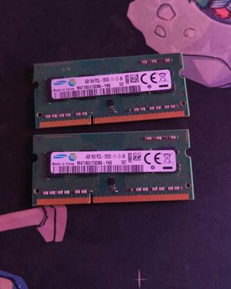 🔥 Kit RAM 4x2GB DDR3L Samsung per laptop