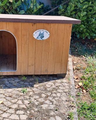 Cuccia per cani in legno da esterno
