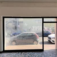 Vetrata con porta anta vetro